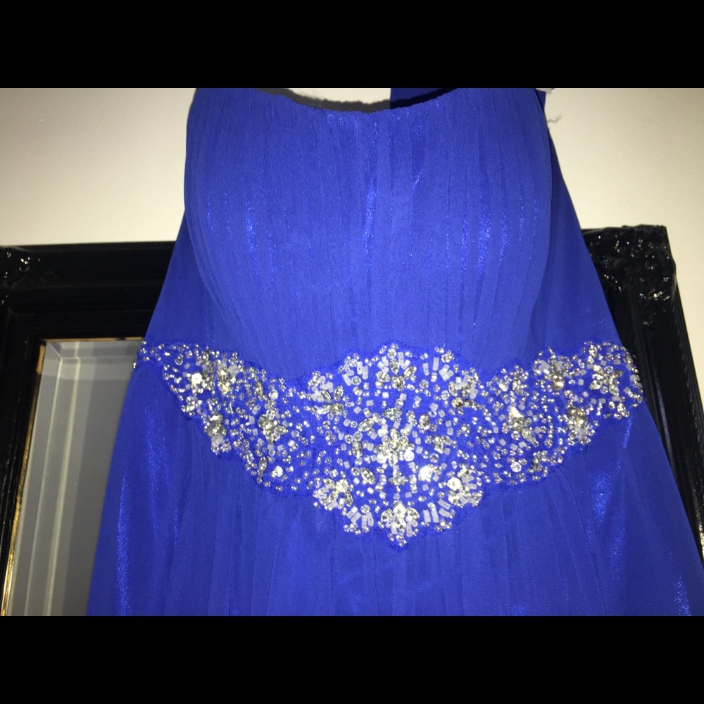 Royal blue dress